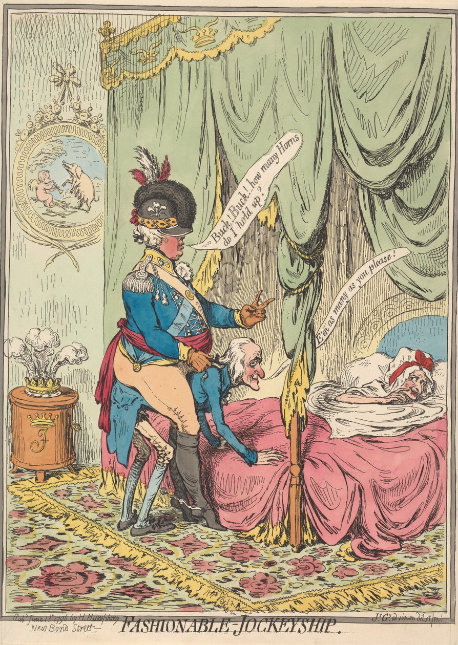 Moderne – Jockeyship af James Gillray