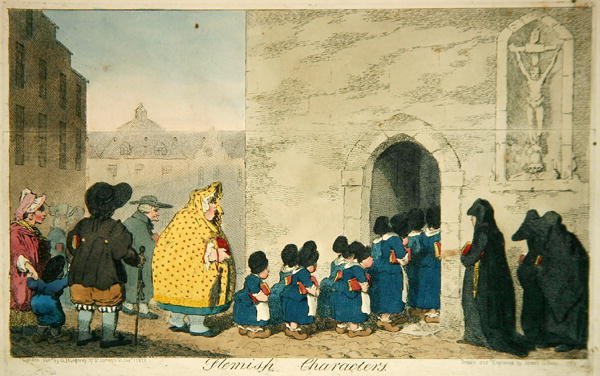 Flemish Characters, udgivet af Hannah Humphrey af James Gillray