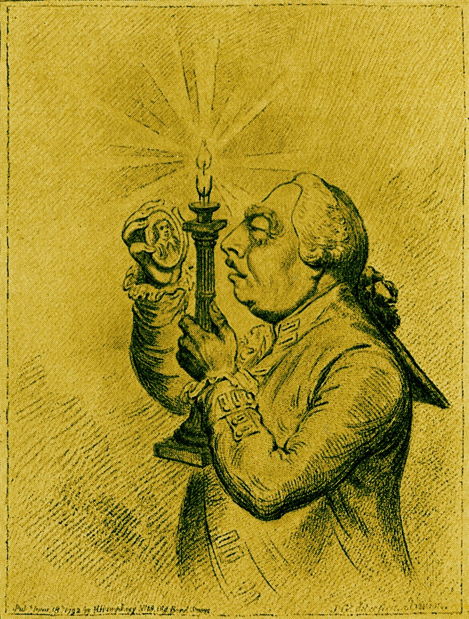 George III karikatur af James Gillray af James Gillray