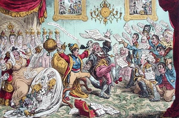 Nyheder fra Calabrien! Capture of Buenos Ayres, eller The Comforts of an Imperial Dejeune at St. Cloud