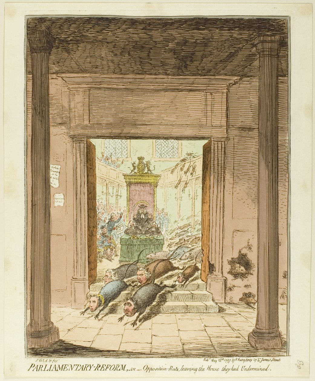 Parlamentarisk reform af James Gillray