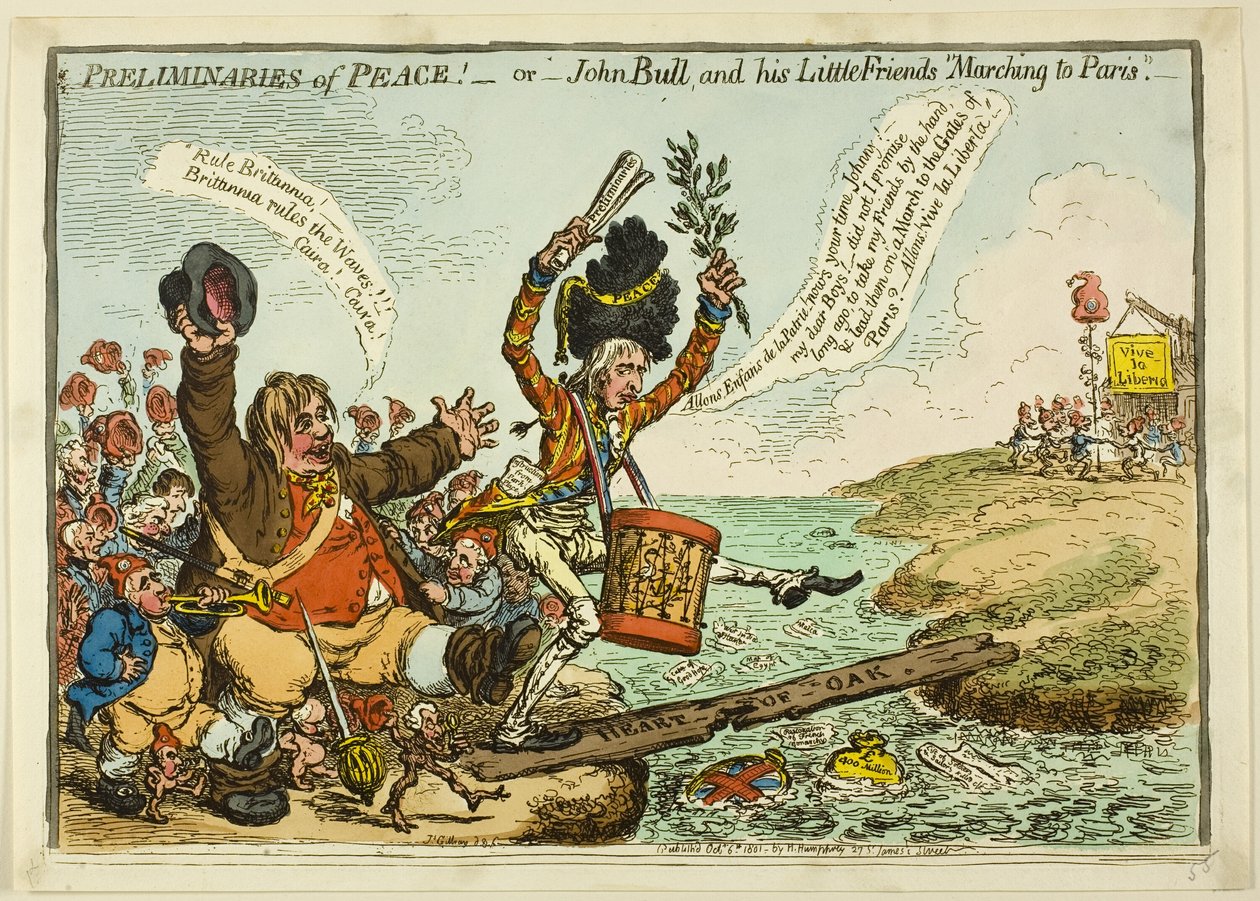 Forudsætninger for fred af James Gillray
