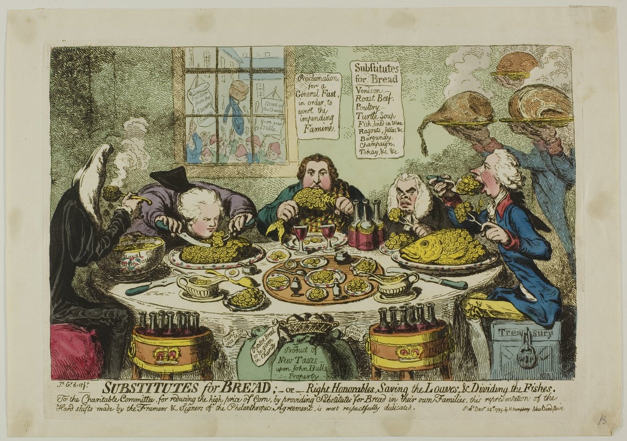Erstatninger for brød af James Gillray