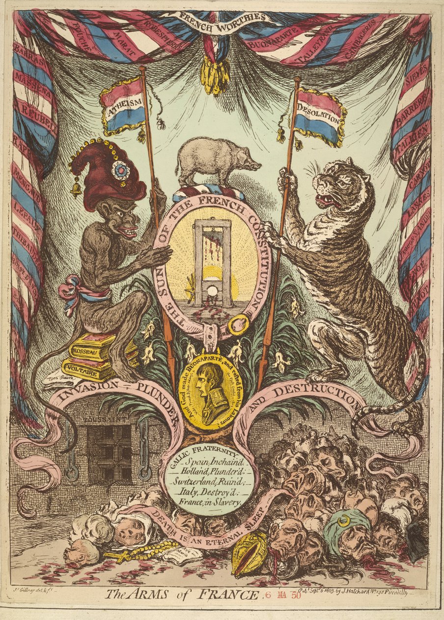 The Arms of France, illustration fra 