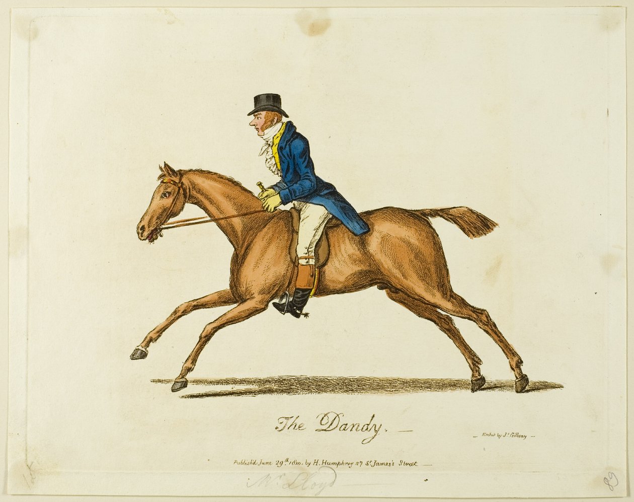 Dandyen af James Gillray