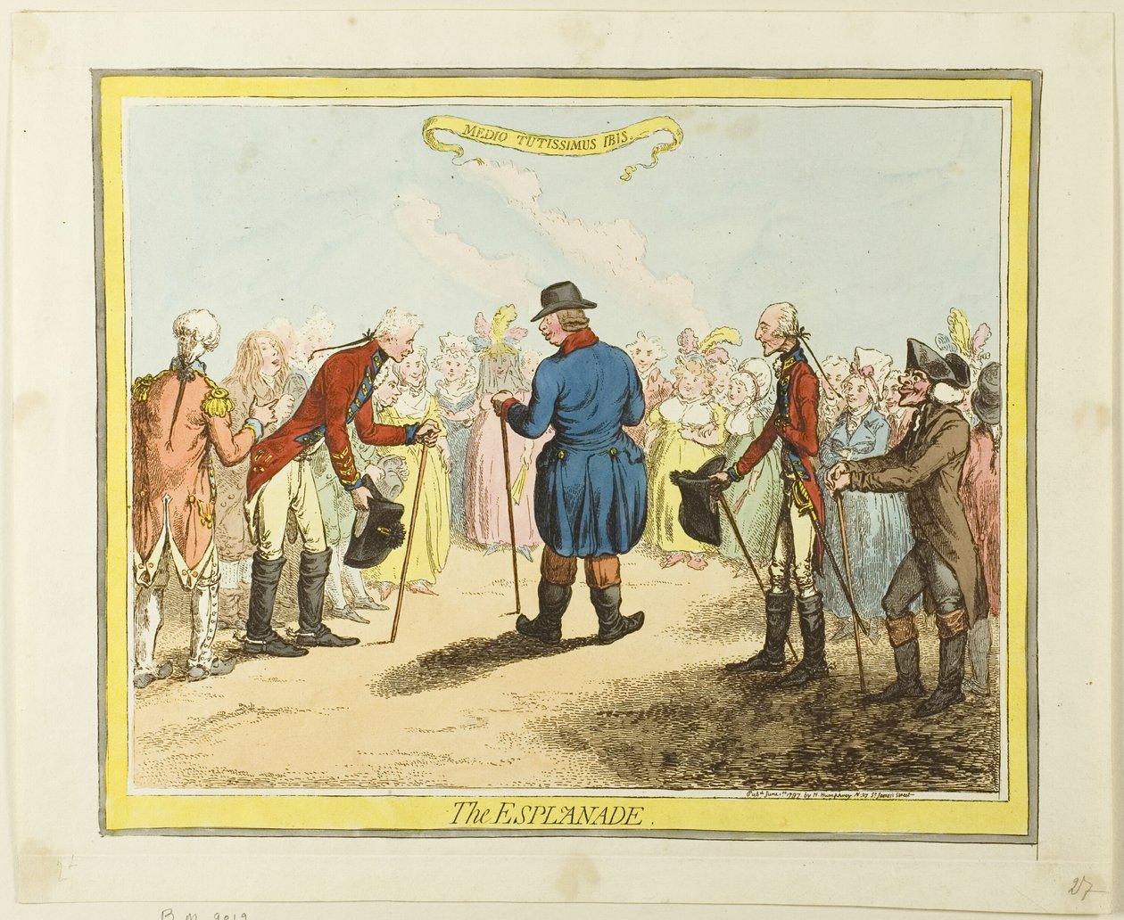 Esplanaden af James Gillray