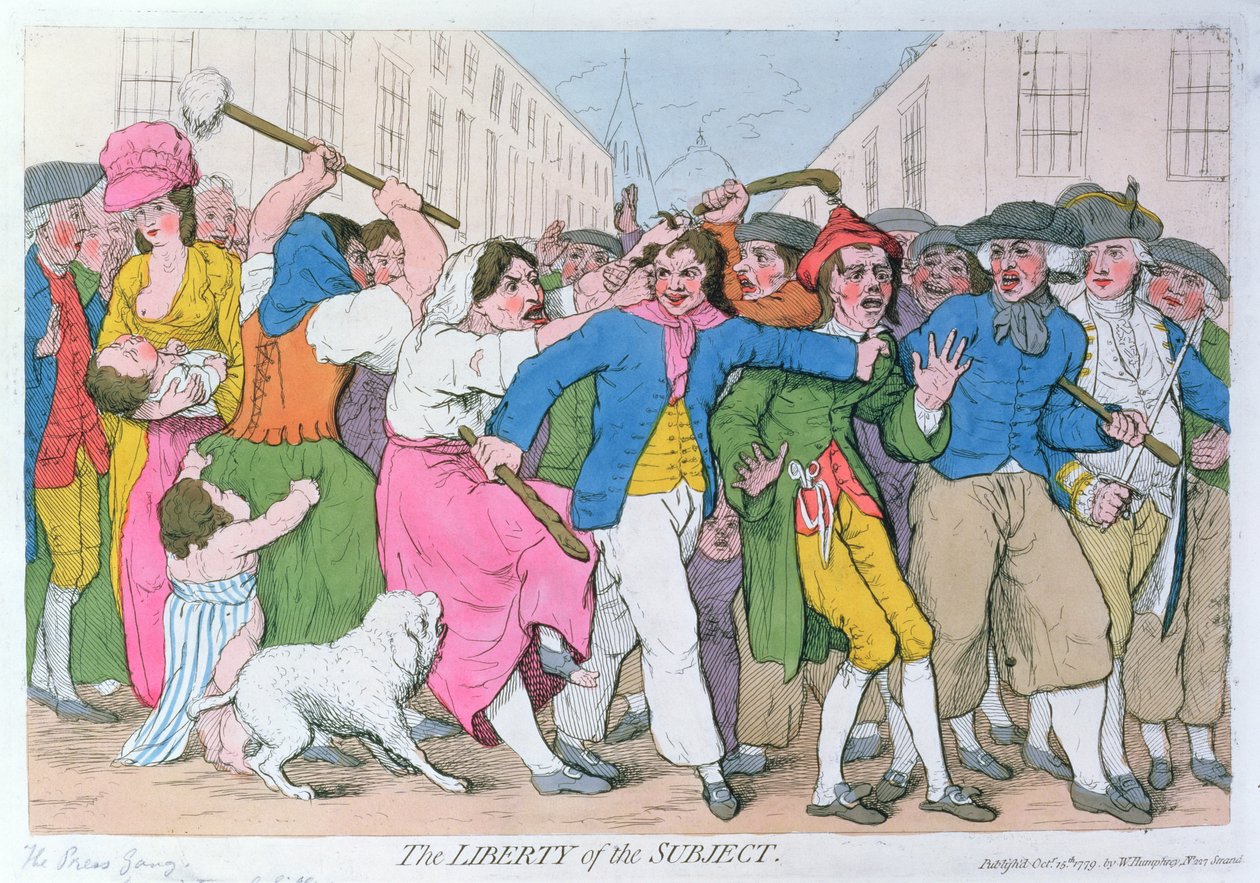 Emnets frihed, udg. af H. Humphrey, 15. oktober 1779 af James Gillray