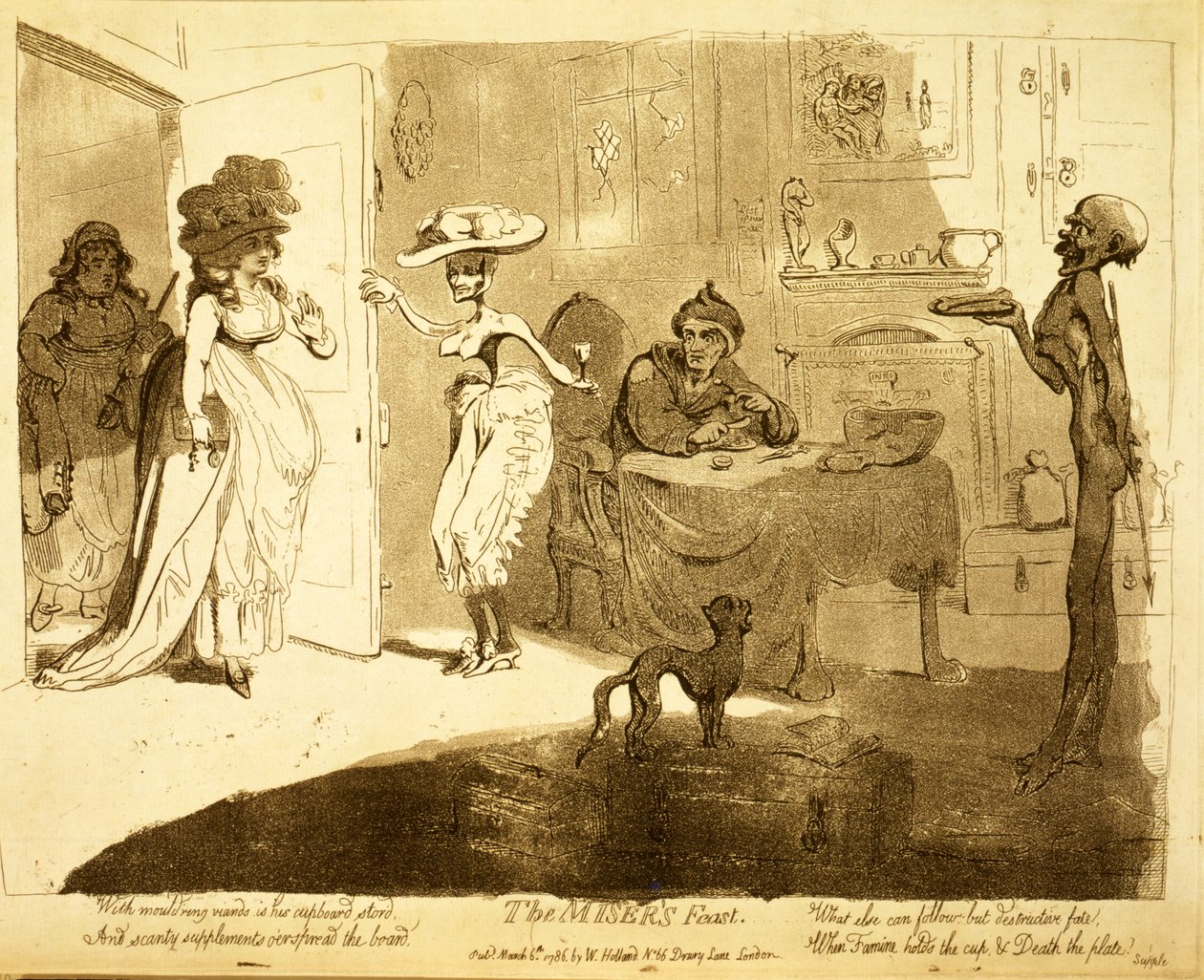 Gnærens Fest af James Gillray