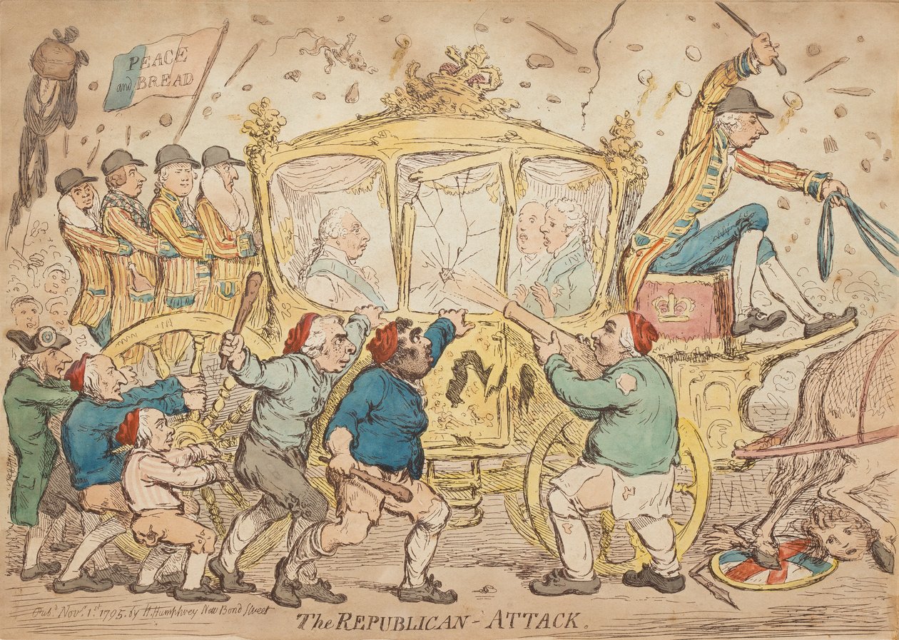 Det republikanske angreb af James Gillray