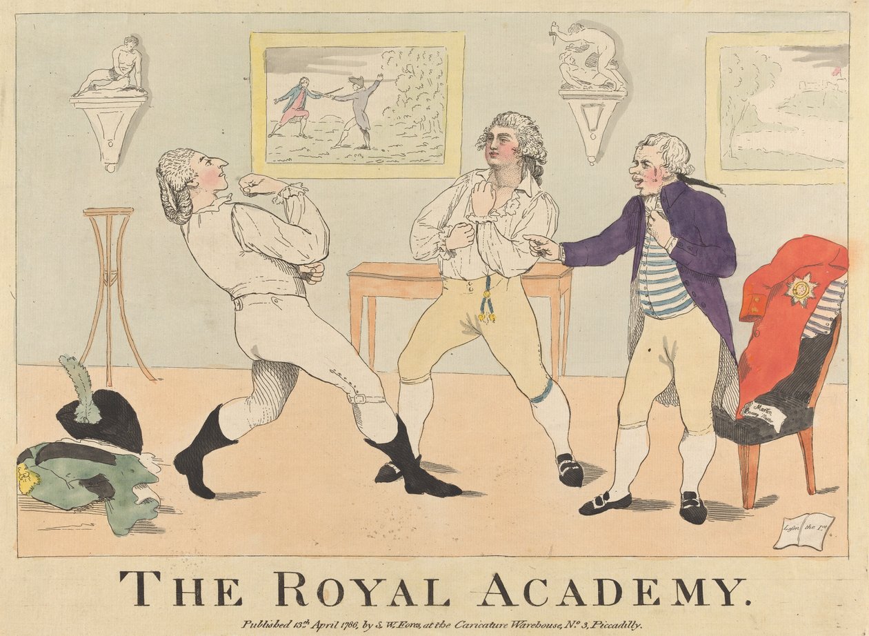 Det Kongelige Akademi af James Gillray