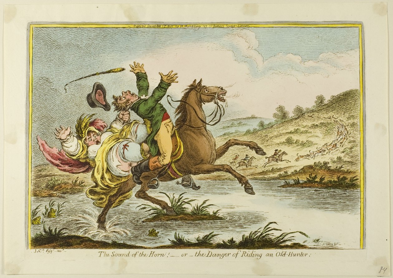 Lyden af hornet af James Gillray