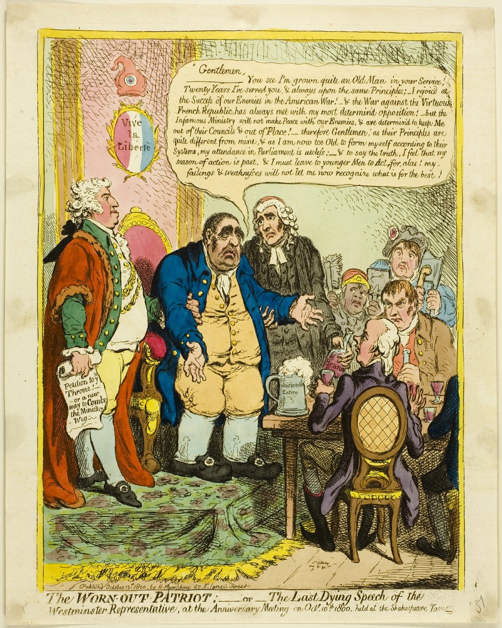 Den nedslidte patriot af James Gillray