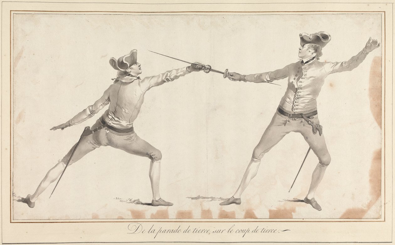 Fra Parry of Tierce, på Coup de Tierce af James Gwin