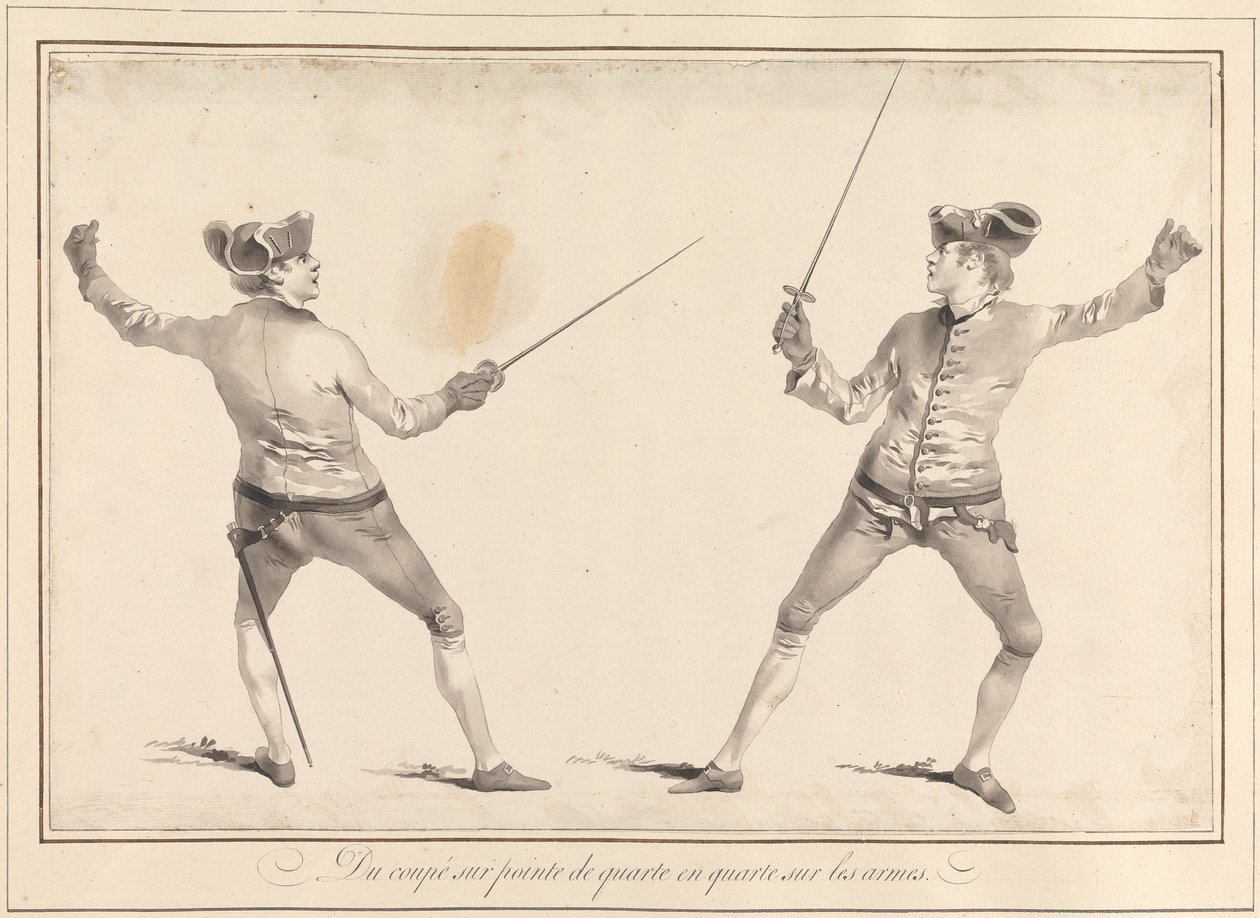 Fra Coupé sur Pointe de Quarte til Quarte on Arms af James Gwin