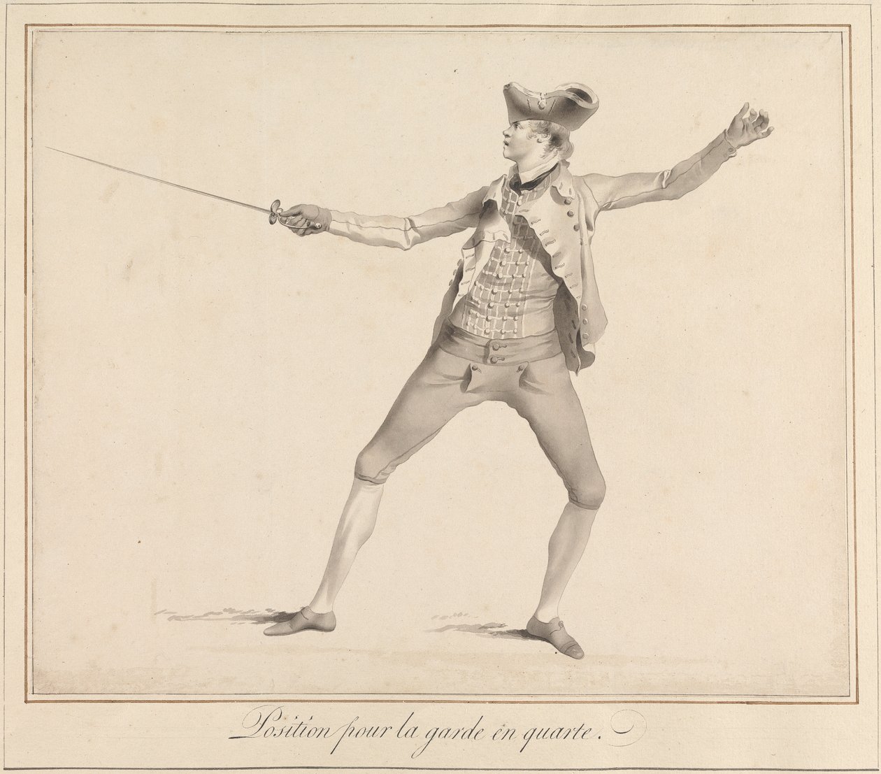 Stilling for Vagt i Quarte af James Gwin