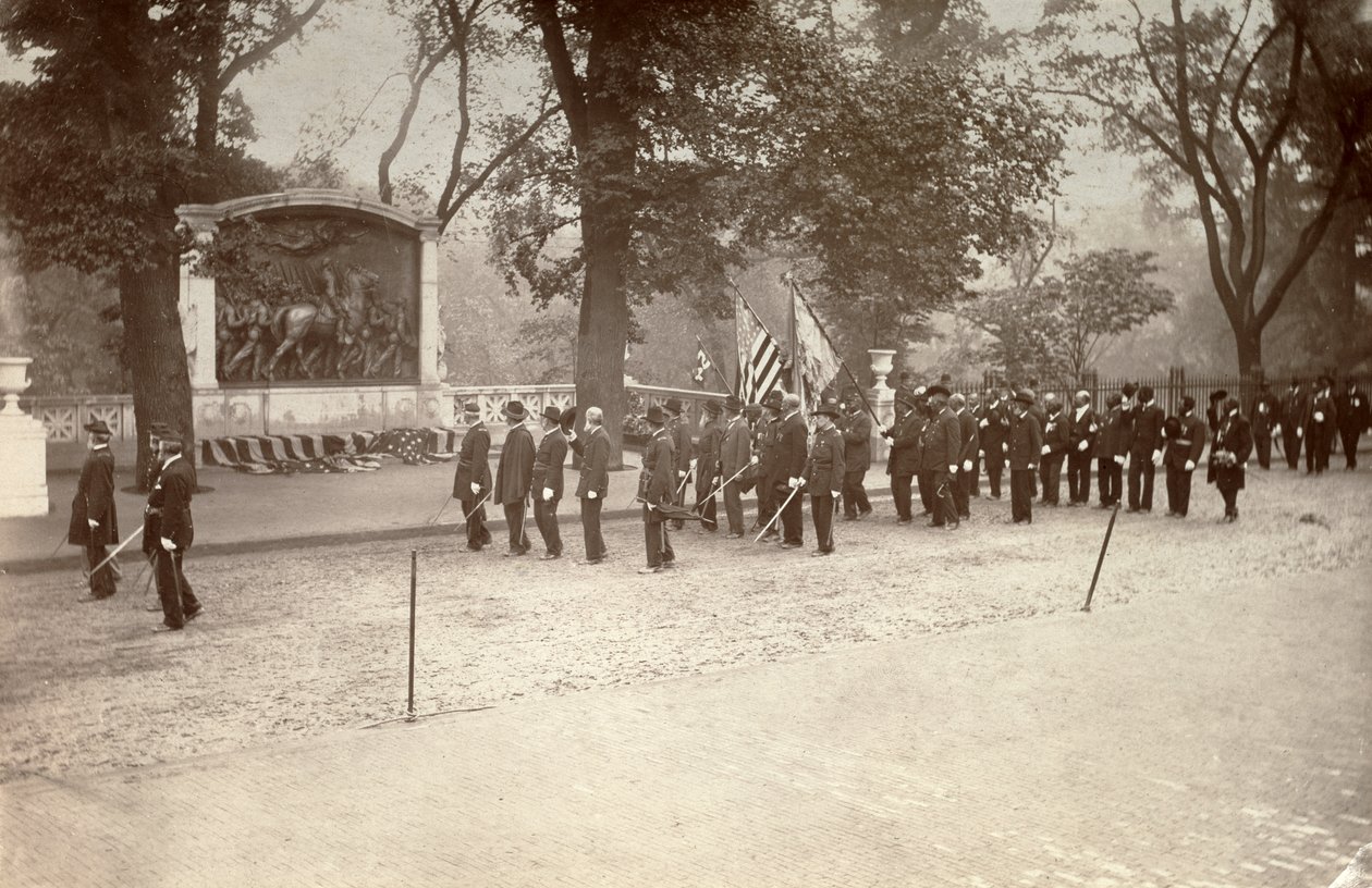 Indvielse af mindesmærket til Robert Gould Shaw og det 54. Massachusetts Regiment, Boston, 31. maj af James H. and Miller William J. Smith