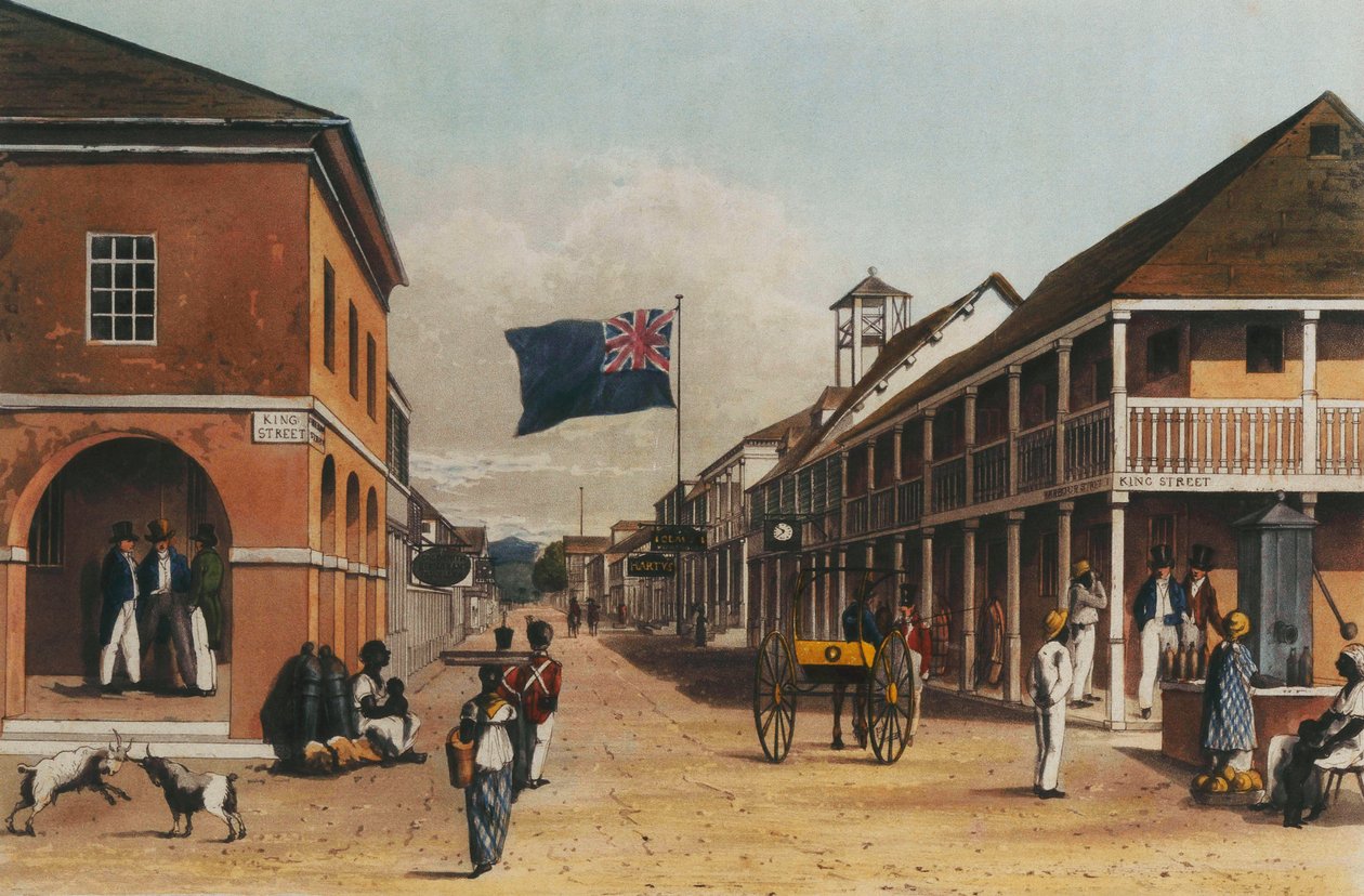 En malerisk rundvisning på øen Jamaica, fra tegninger lavet i årene 1820 og 1821, 1820-21 af James Hakewill