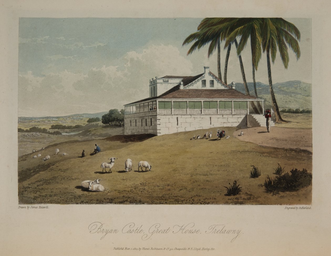 Bryan Castle, Great House, Trelawny af James Hakewill