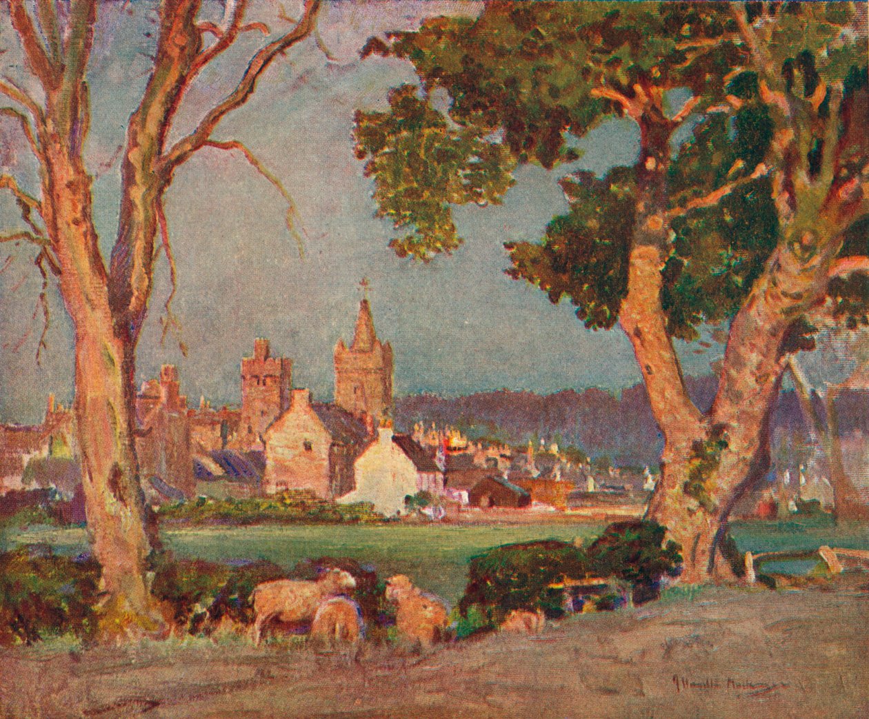 Kirkcudbright, c1919 af James Hamilton Mackenzie
