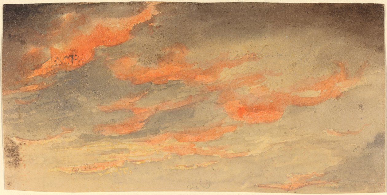 Skyer ved solnedgang af James Hamilton Shegogue