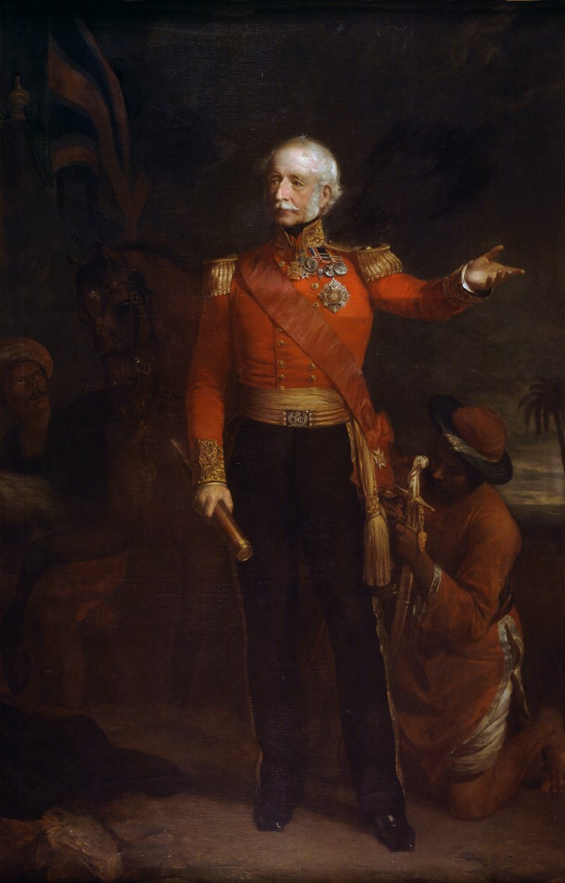 Generalløjtnant Viscount Hugh Gough, hærens stab af James Harwood