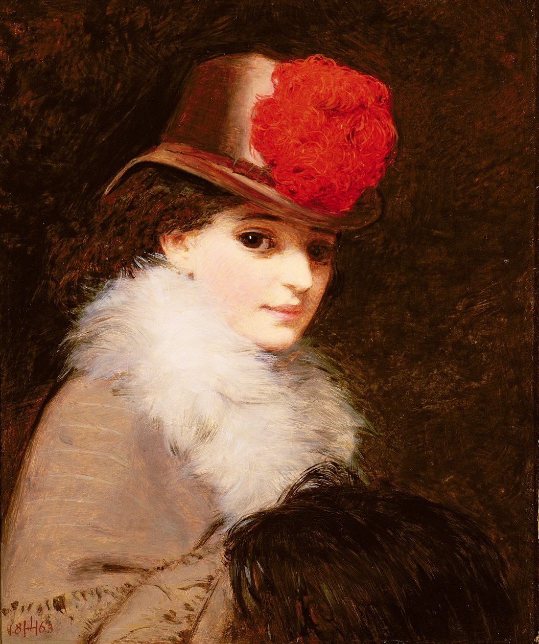 The Coquette, 1863 af James Hayllar
