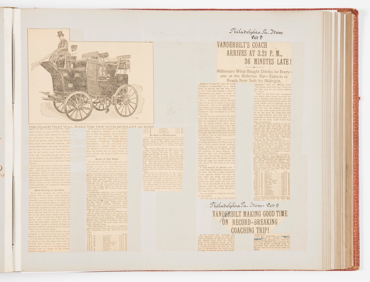 Erindrings-scrapbog, der dokumenterer 1901