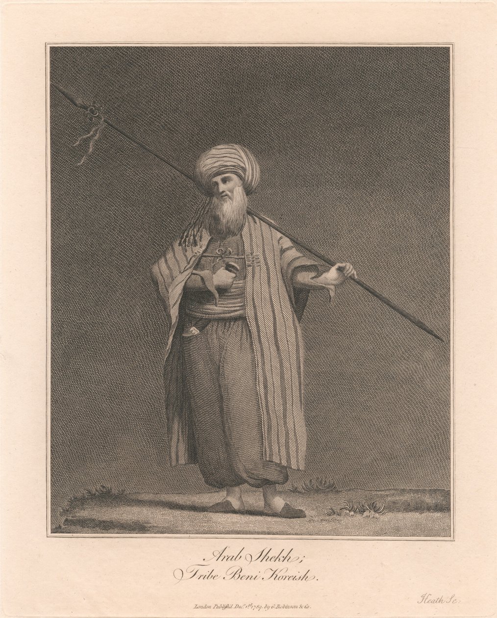 Den arabiske sheik, Beni Koreish-stammen af James Heath