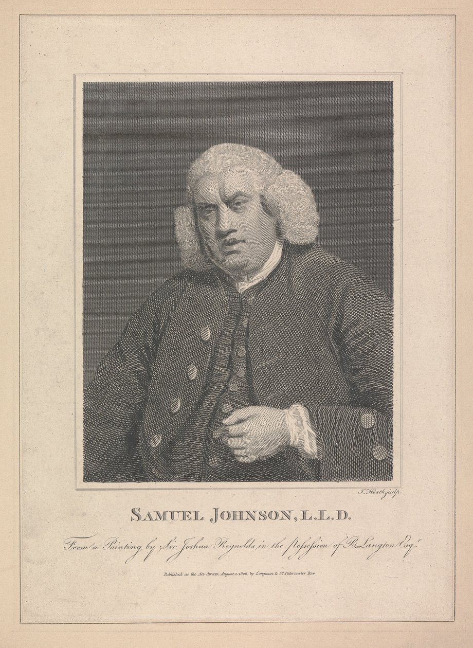 Samuel Johnson af James Heath