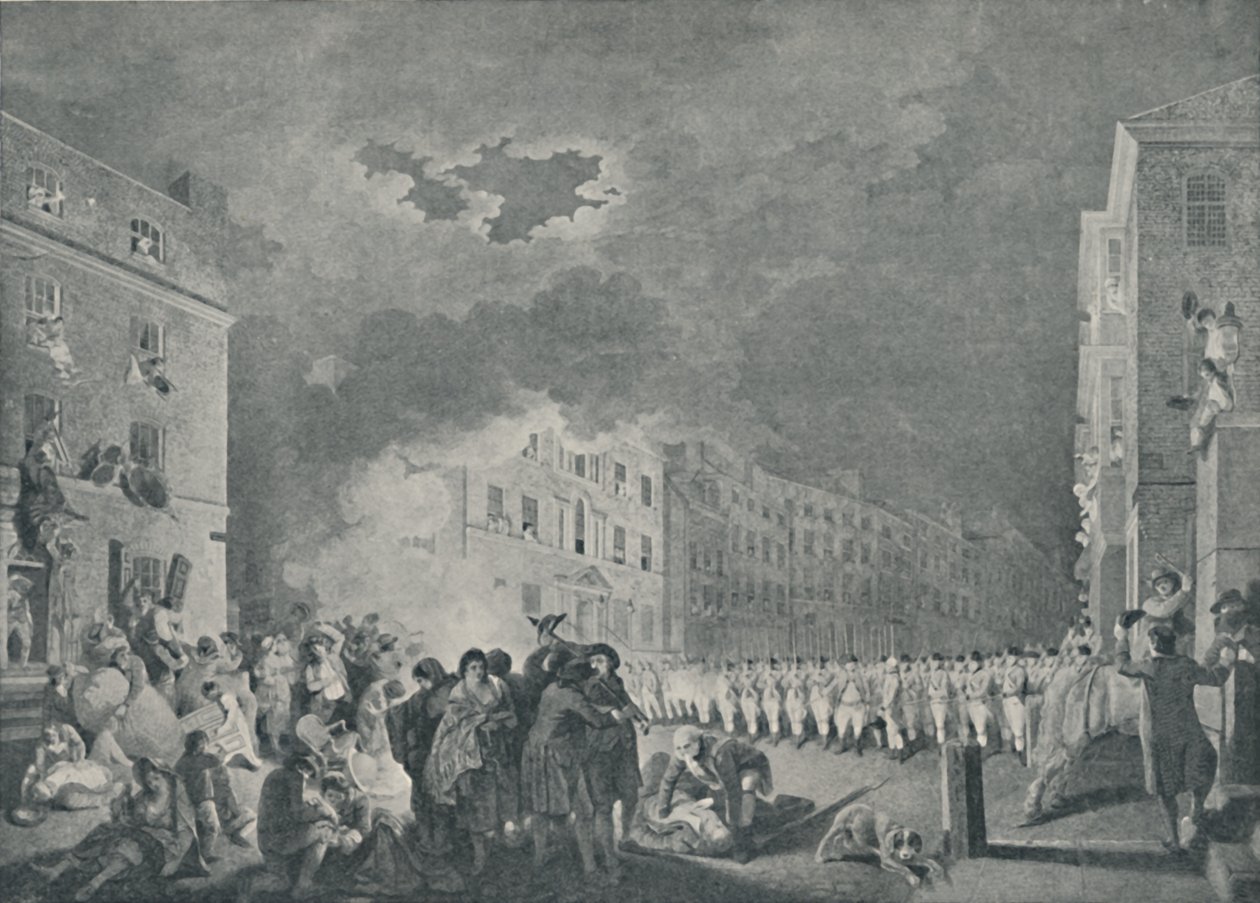 The Riot in Broad Street, 7. juni 1780, 1920 af James Heath