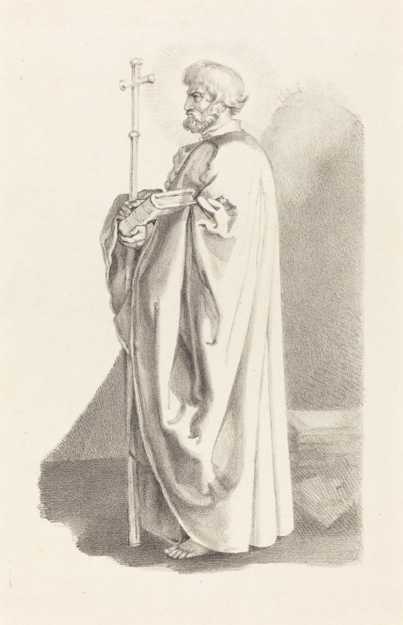 En Apostel, fra Albert [sic] Durer af James Henry Lynch after John Flaxman