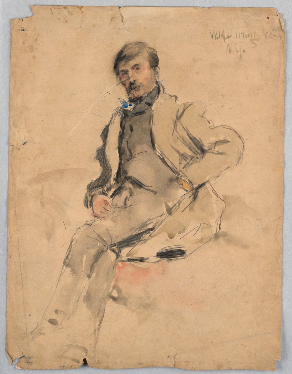 Portræt af W. M. Darling, New York af James Henry Moser