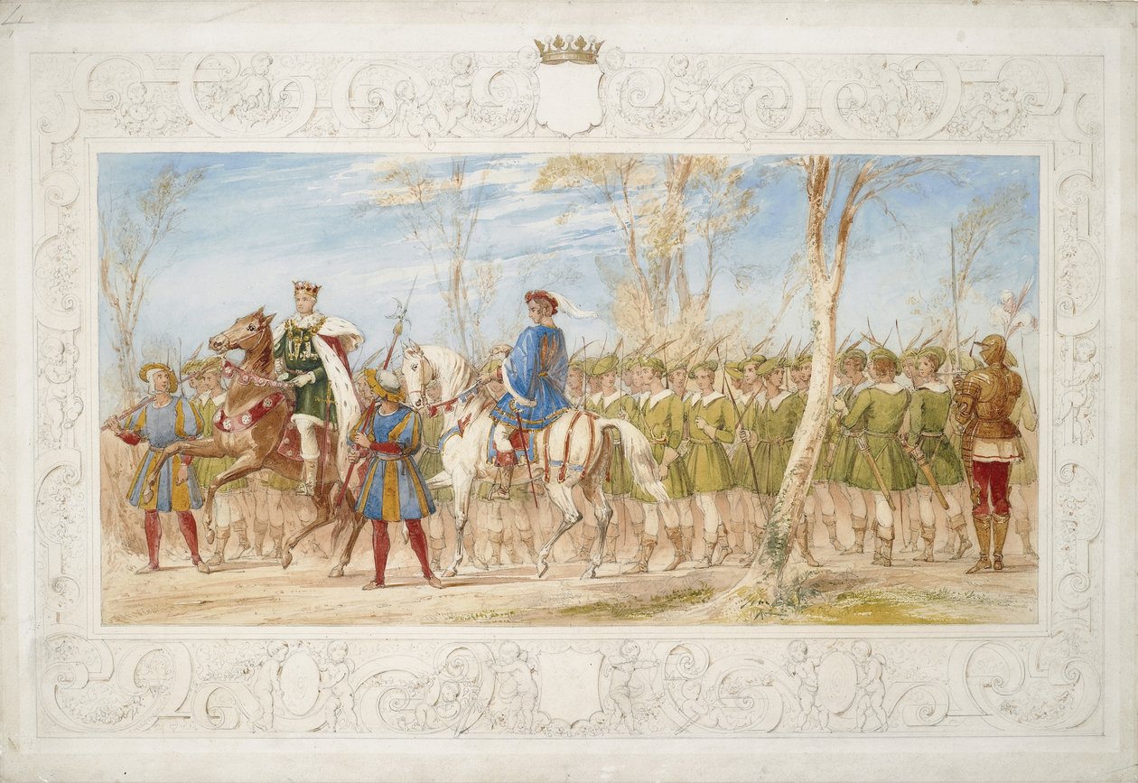Markisen af Londonderry, turneringens konge af James Henry Nixon