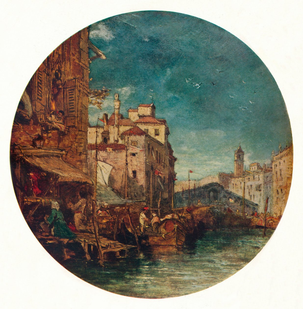Canal Grande, Venedig, c1850 af James Holland