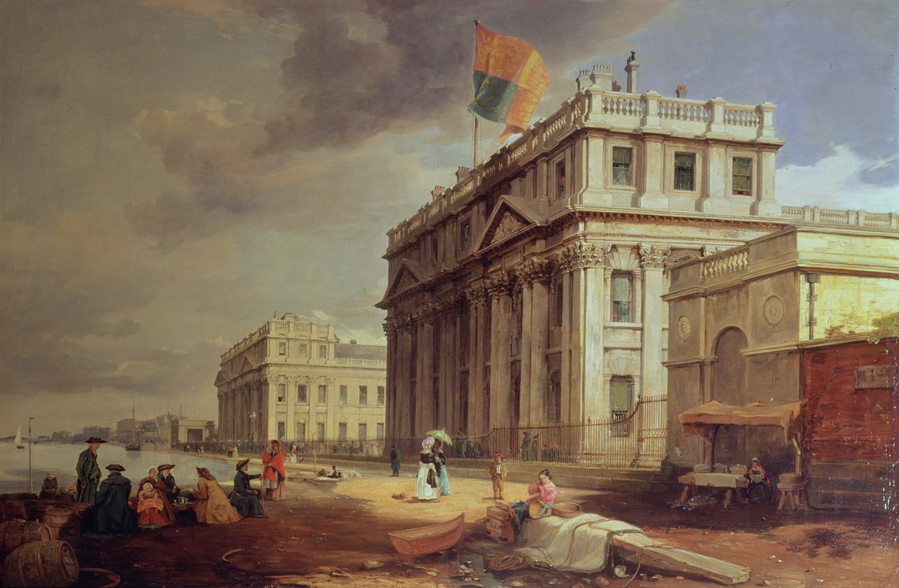 Greenwich Hospital, 1842 af James Holland