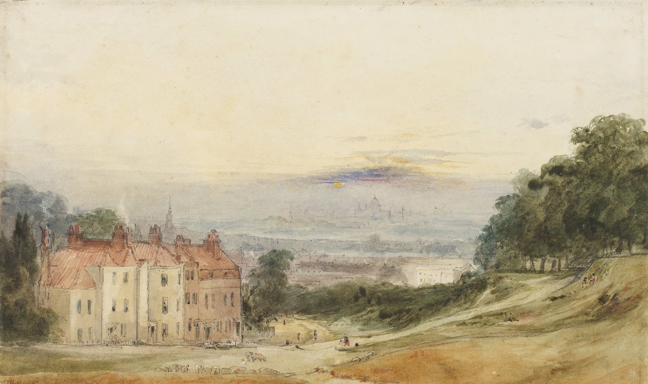 London fra Blackheath af James Holland