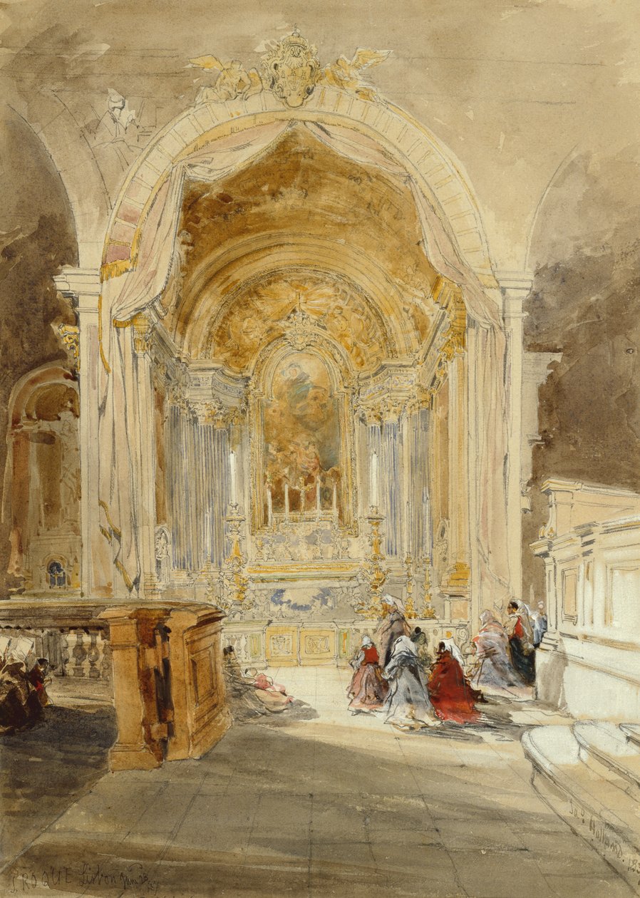 Johannes Døberens kapel, San Roque, Lissabon af James Holland