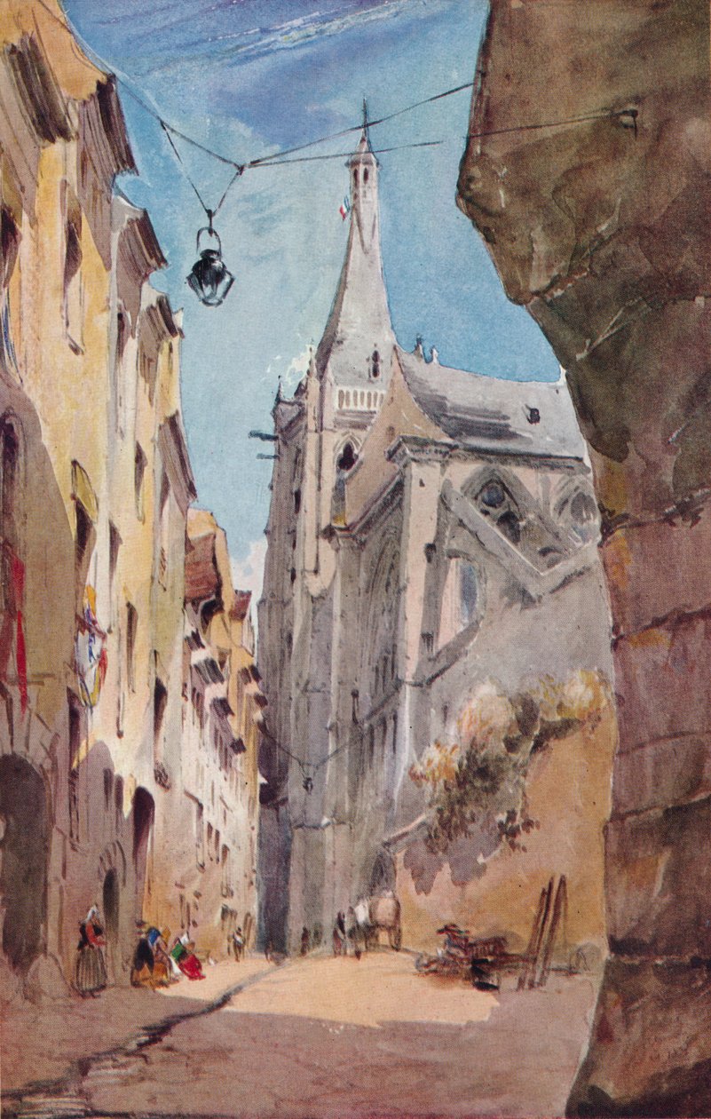 Kirken St. Séverin, Paris, 1831, 1930. af James Holland