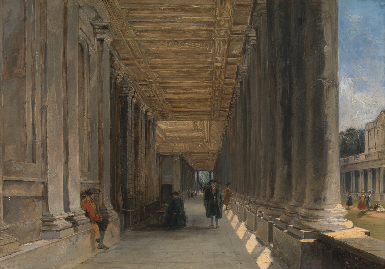 Colonnaden af Queen Mary Court, Greenwich af James Holland