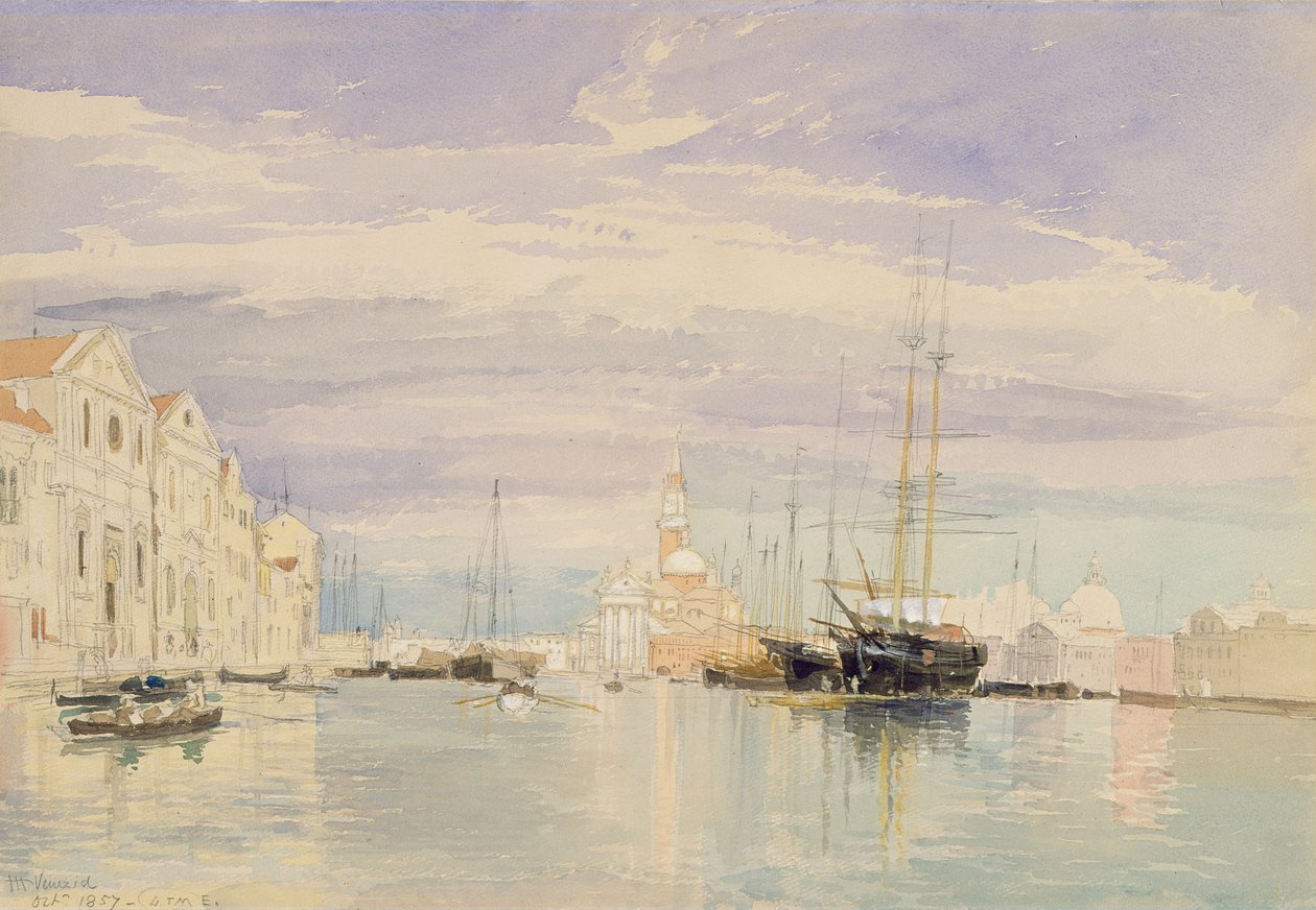 Giudecca med S. Giorgio Maggiore, Venedig af James Holland