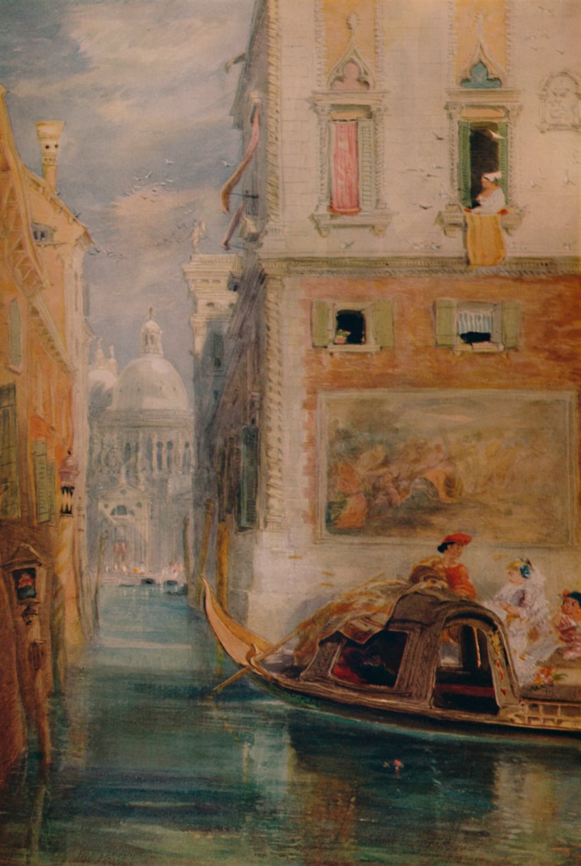 Gondolen, Venedig, 1865, 1935 af James Holland