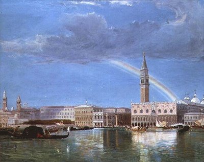 Piazzetta og Dogepaladset fra Bacino af James Holland
