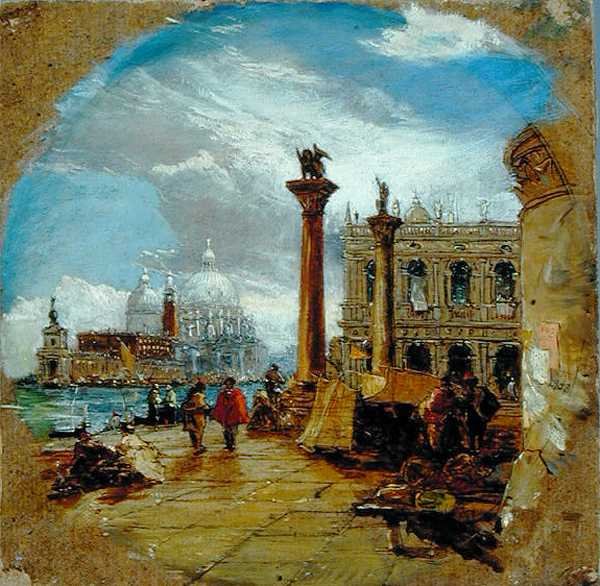 Venedig (olie på lærred) af James Holland