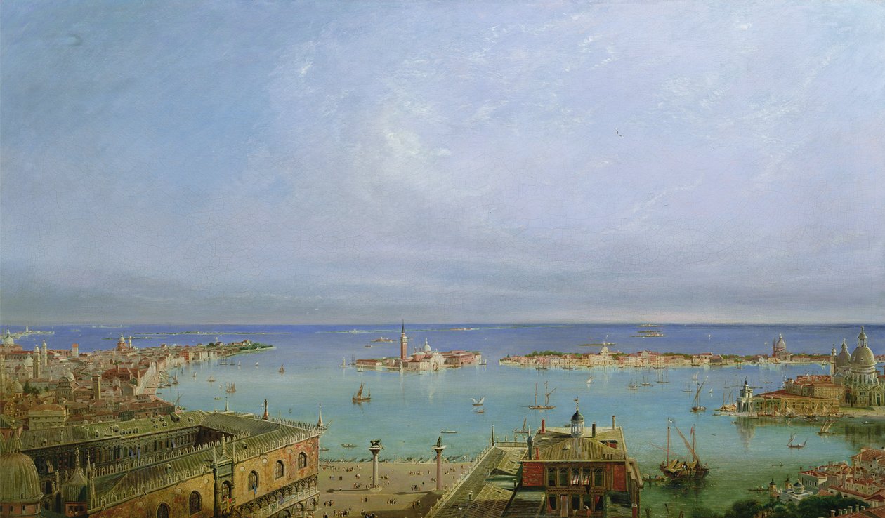 Udsigt over Venedig fra Campanile af James Holland
