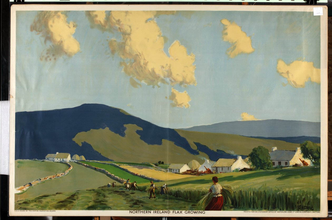 Nordirland - Flax Growing, fra serien 