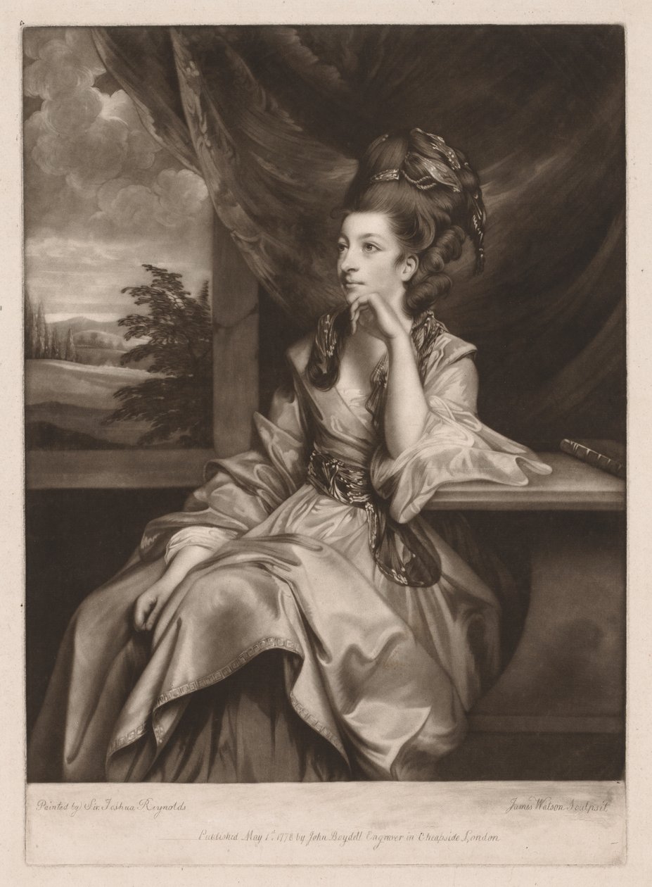 Catherine Bunbury, 1778. af James I. Watson