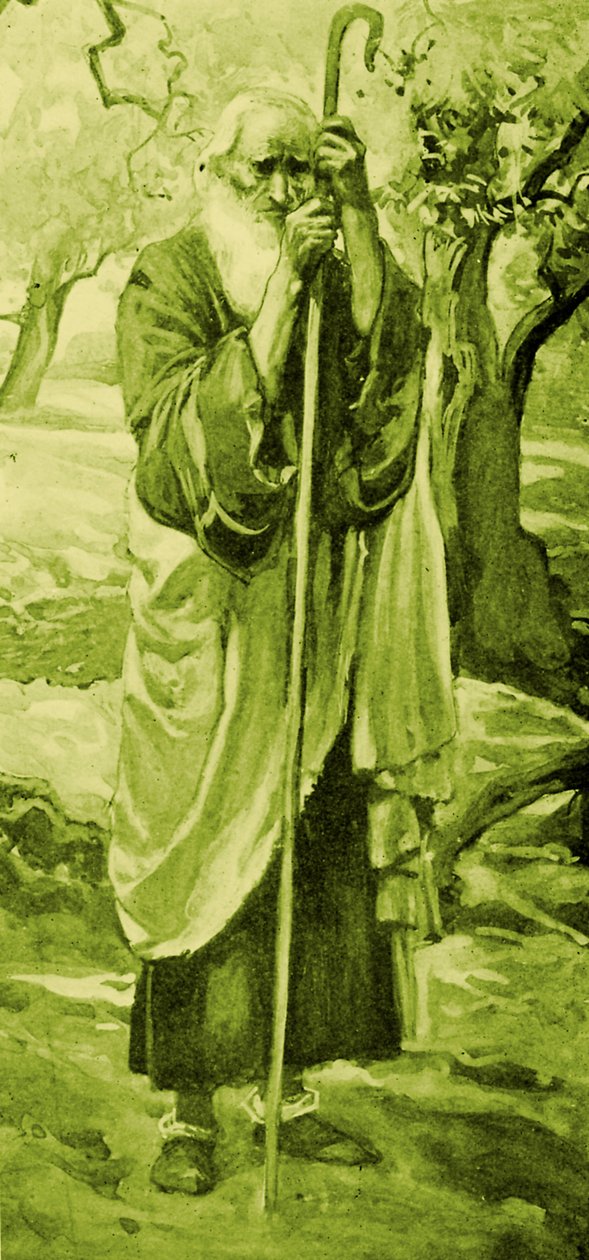 Obadiah af J James Tissot - Bibelen af James Jacques Joseph (after) Tissot