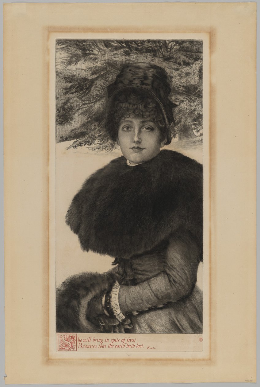 En vinterspadseretur af James Jacques Joseph Tissot