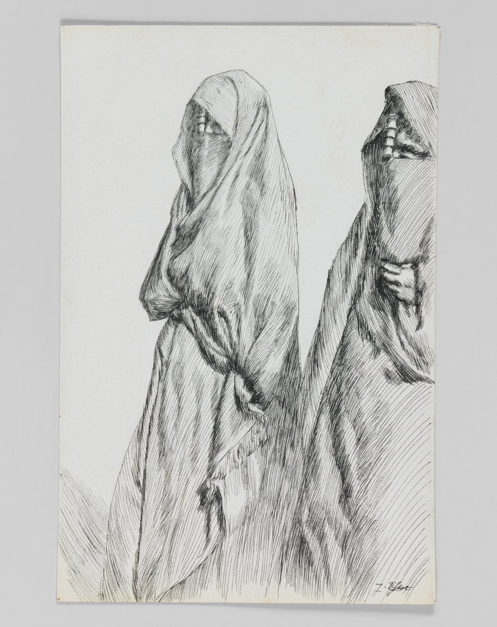 En vej på Oliebjerget, illustration fra Vor Herre Jesu Kristi liv af James Jacques Joseph Tissot