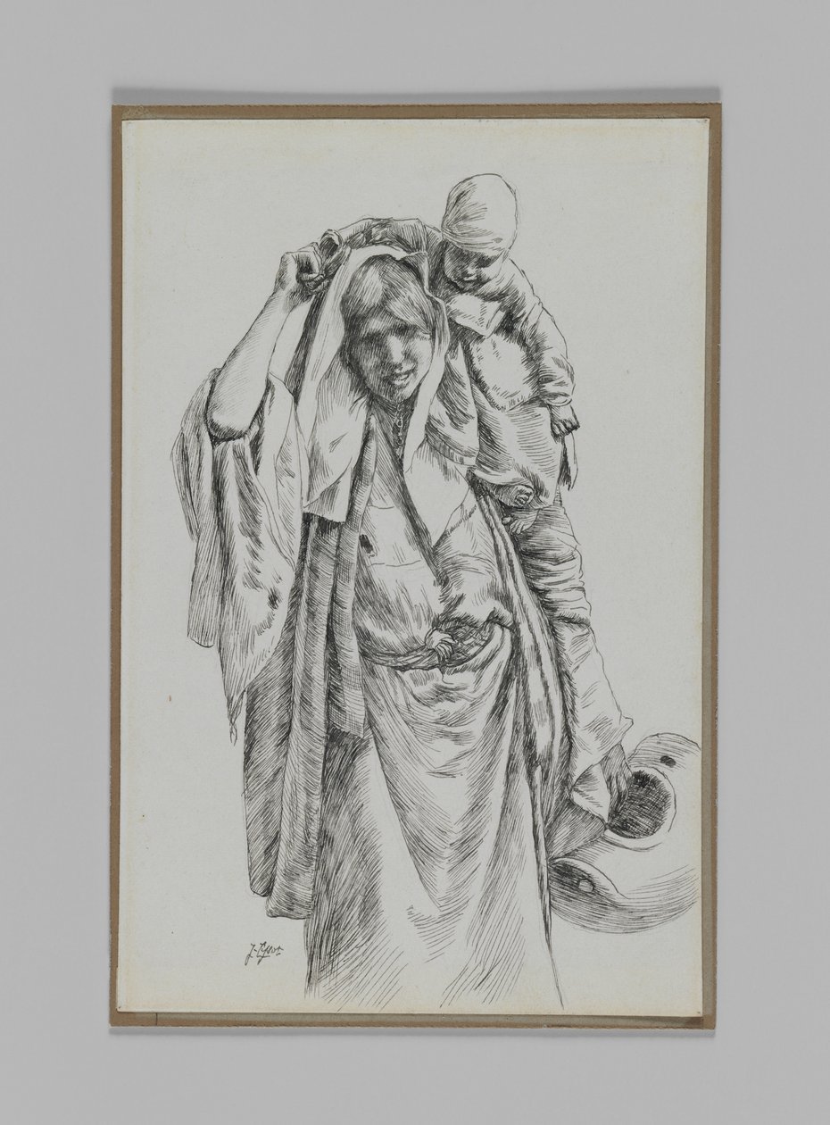En typisk kvinde fra Jerusalem, illustration fra Vor Herre Jesu Kristi liv af James Jacques Joseph Tissot